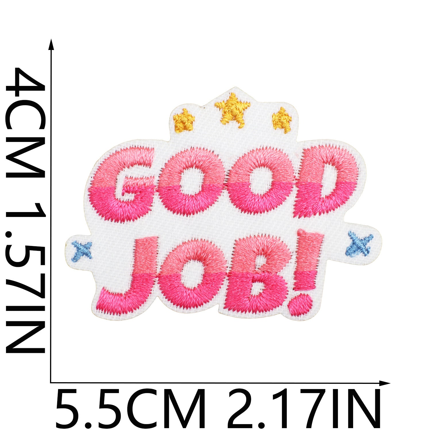 Wholesale Inspirational quotes embroidered patch